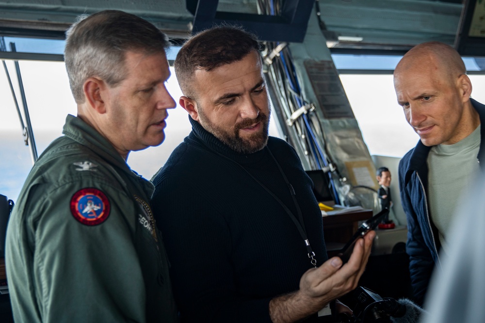 USS George H.W. Bush Distinguished Visitors