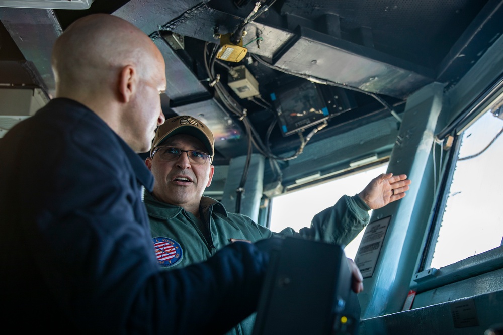 USS George H.W. Bush Distinguished Visitors