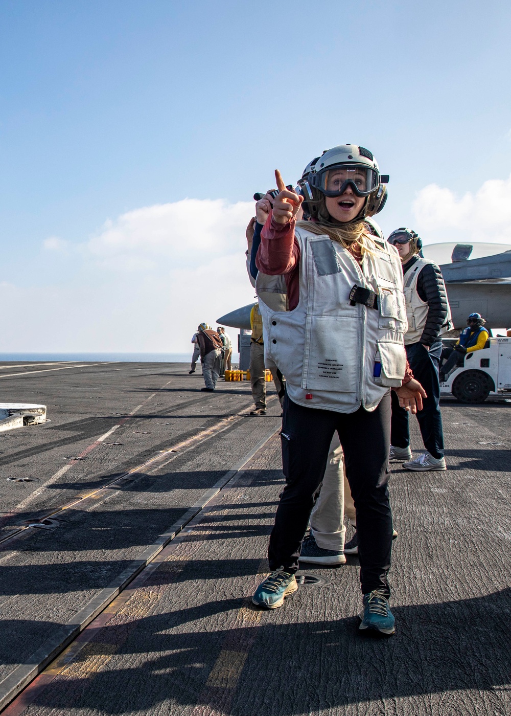 USS George H.W. Bush Distinguished Visitors