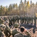 U.S. Marines conduct an Explosive Ordnance Disposal range with Finnish Soldiers