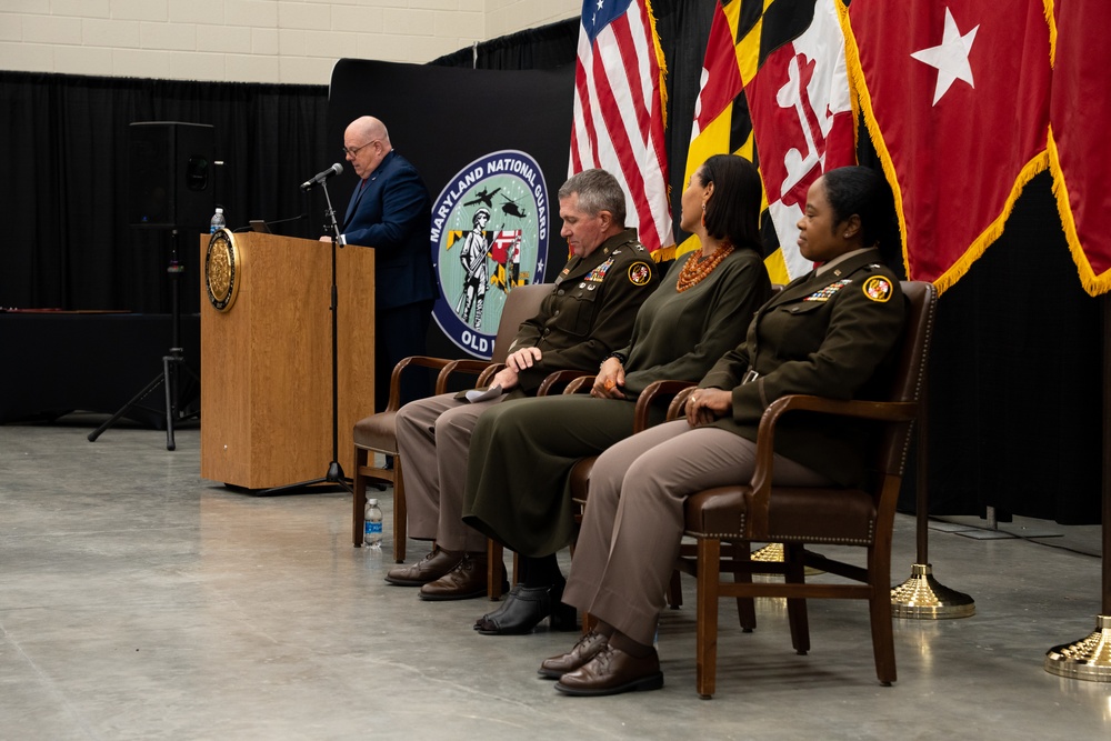 The Maryland National Guard renaming and ribbon cutting ceremony for the Maj. Gen. Linda L. Singh Readiness Center
