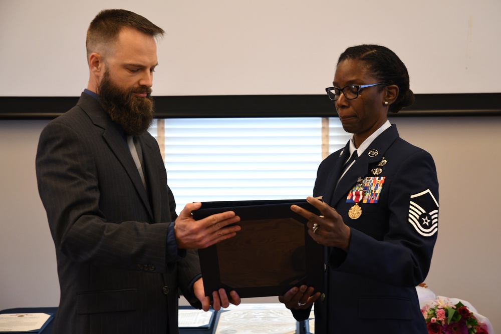 Master Sgt. Jacqueline Payne retirement