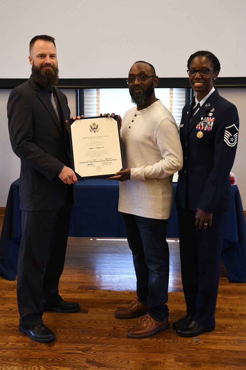 Master Sgt. Jacqueline Payne retirement