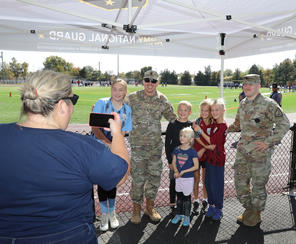 MDARNG RRB Attends Kent Island HS' Homecoming