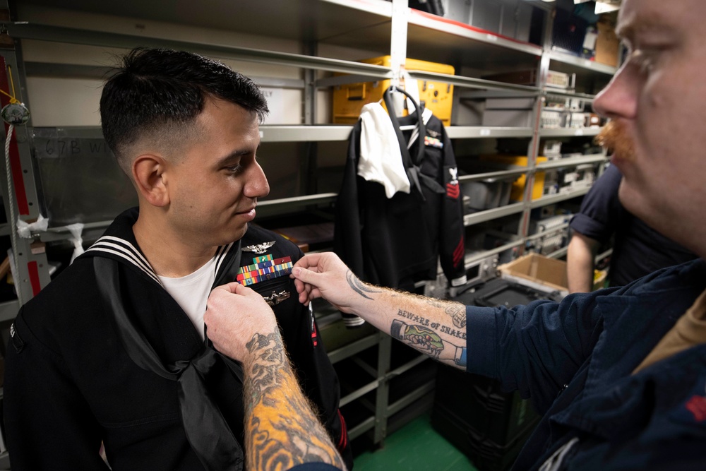 Tripoli Sailors Perform Daily Maintenance