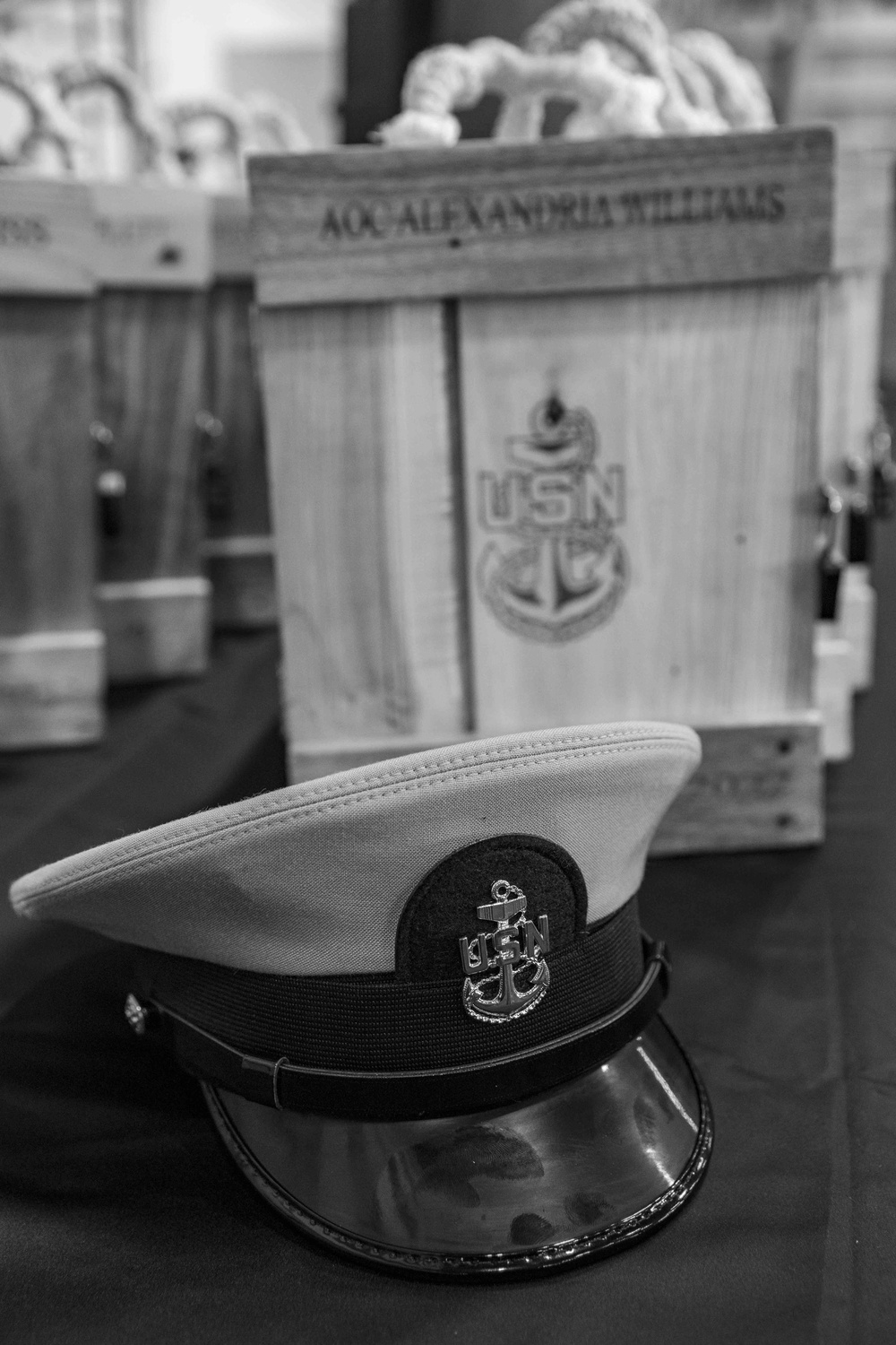 Chief pinning ceremony aboard USS George H.W. Bush