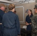 A MICROBIOLOGIST ABOARD USNS COMFORT SPEAKS WITH LEADERSHIP