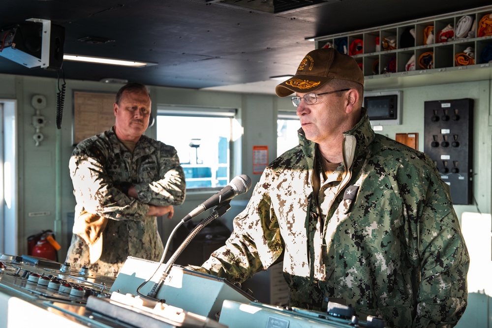 USNS COMFORT DEPARTS NAVAL STATION NORFOLK