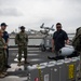 Crewmembers of Coast Guard Cutter Hamilton give tour to members of the U.S. Sixth Fleet in Rota, Spain