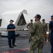 Crewmembers of Coast Guard Cutter Hamilton give tour to members of U.S. Sixth Fleet in Rota, Spain