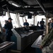 Crewmembers of Coast Guard Cutter Hamilton give tour to members of U.S. Sixth Fleet in Rota, Spain