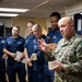 Crewmembers of Coast Guard Cutter Hamilton give tour to members of U.S. Sixth Fleet in Rota, Spain