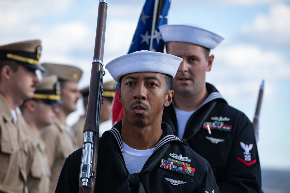 USS Normandy Deploys with the Gerald R. Ford Carrier Strike Group