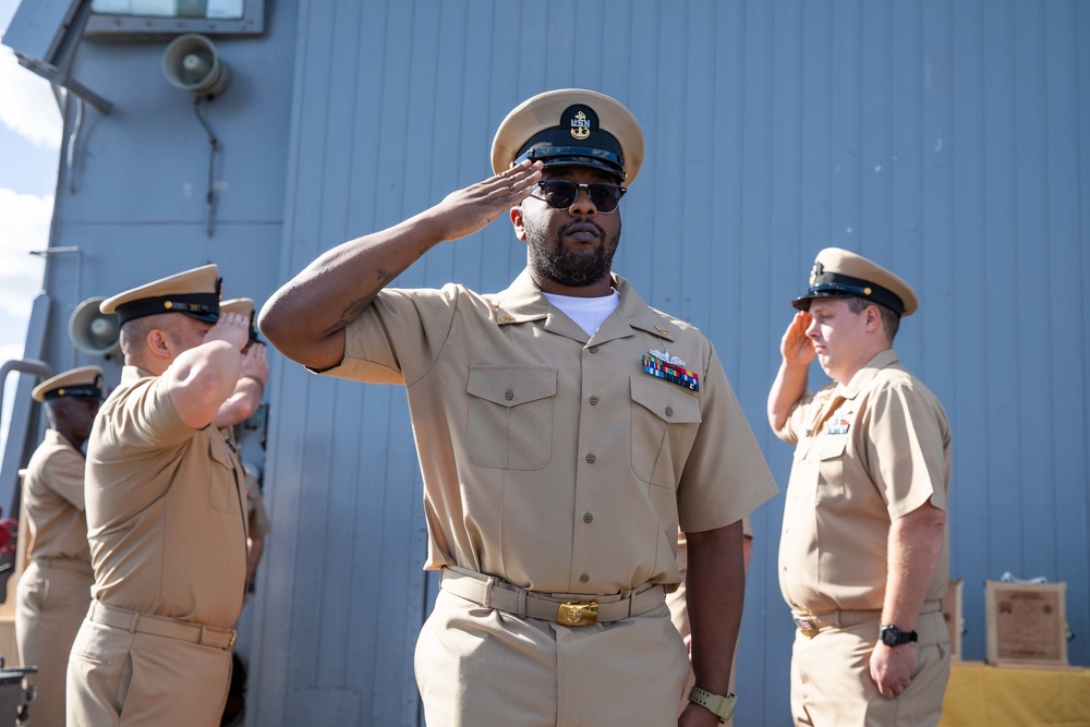 USS Normandy Deploys with the Gerald R. Ford Carrier Strike Group