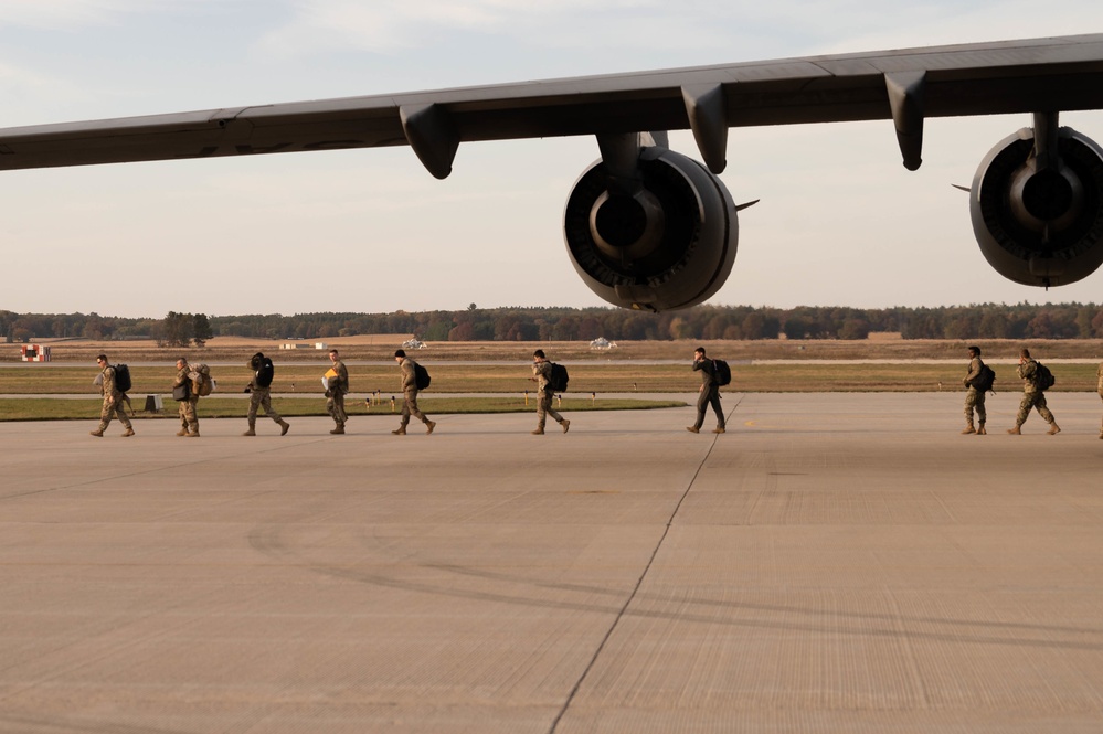 375th Air Mobility Wing Airmen arrive at Ballistic Badger 2022 rehearsal