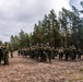 U.S. Marines with Combat Logistics Battalion 6 conduct a barricade and Chemical Biological Radiological and Nuclear range