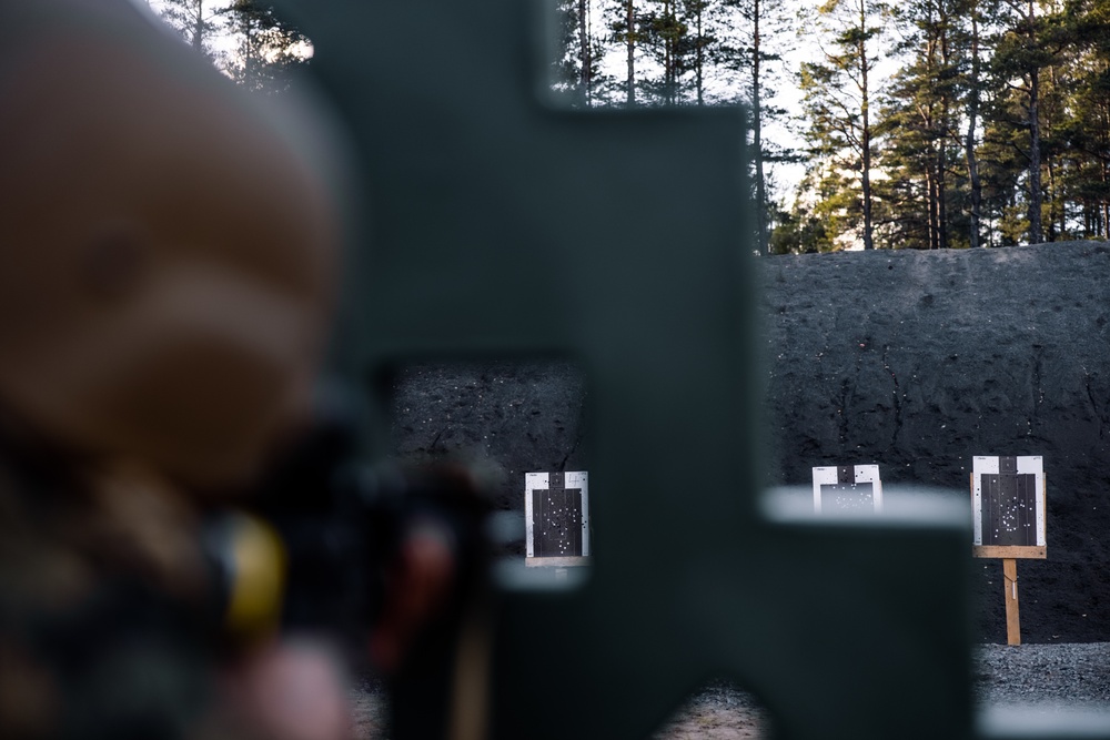 U.S. Marines with Combat Logistics Battalion 6 conduct a barricade and Chemical Biological Radiological and Nuclear range