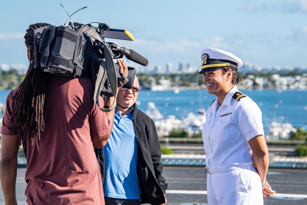 Media Interviews USNS Comfort Crew