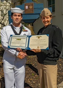 Machinist Mate Nuclear First-Class Petty Officer Earns is Honored for His Impressive  Efforts