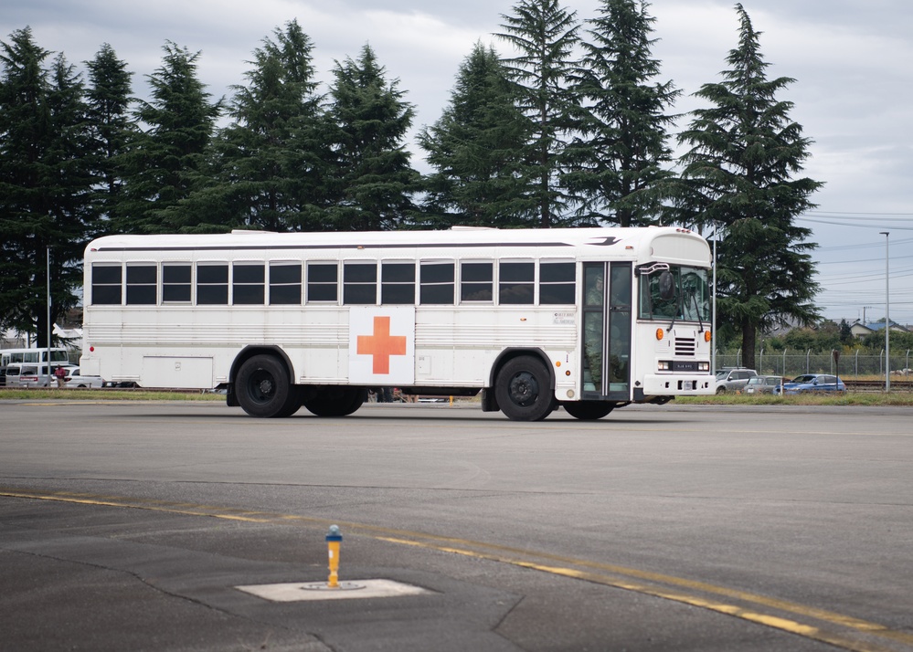 Yokota Airmen conduct Aeromedical transport training during SRI