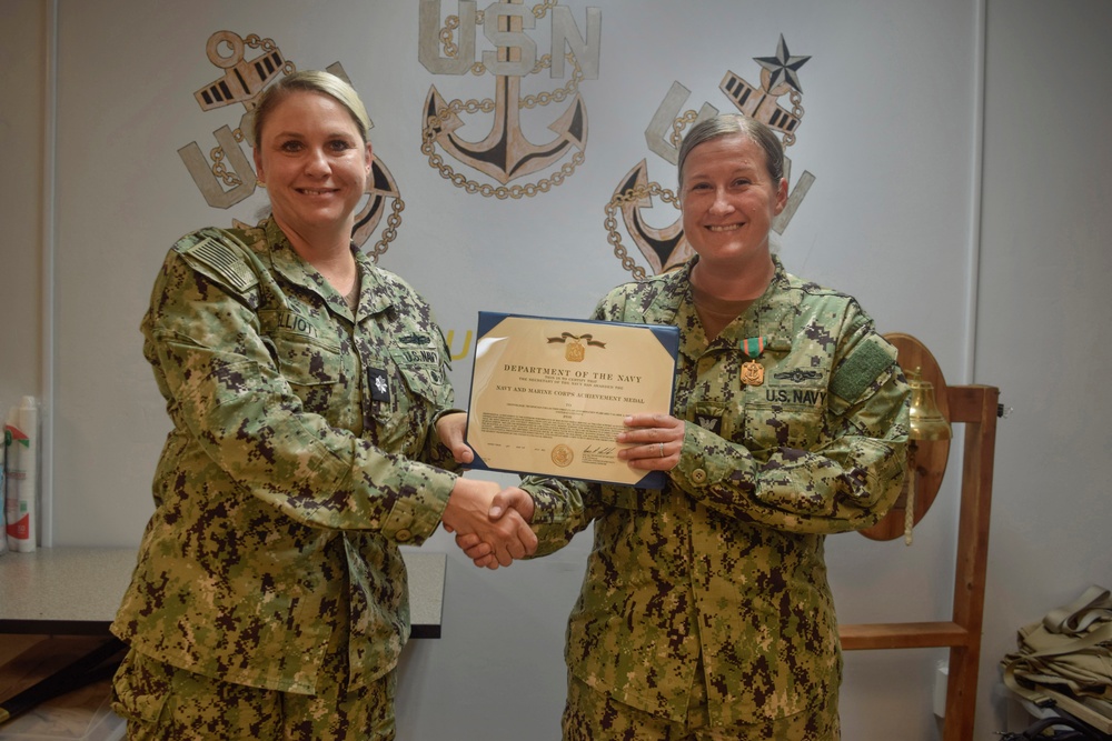 Reservist Awarded for Operational Support