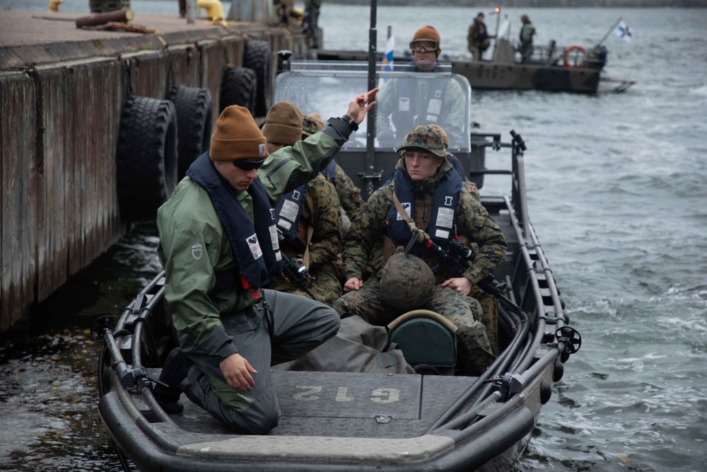 U.S. Marines Land on Hasto Buso, Finland