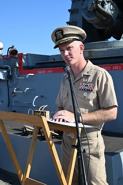 USS Forrest Sherman (DDG 98) Chief Pinning Ceremony