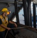 Sailor Observes Ship