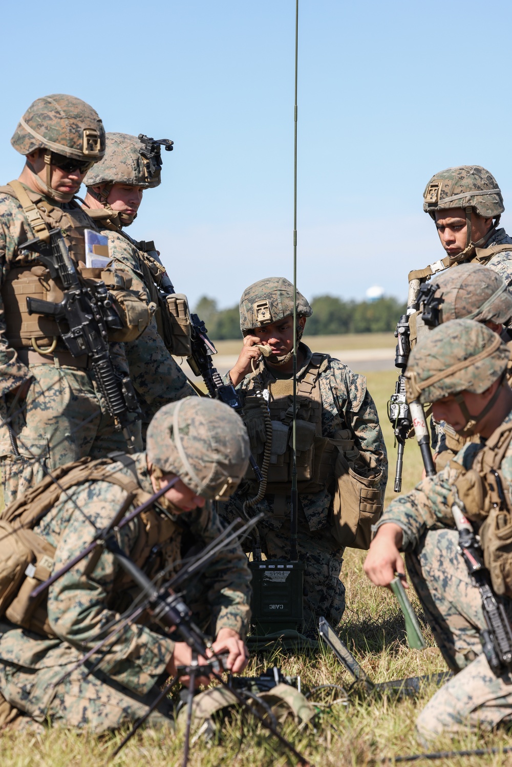 U.S. Marines conduct a HIRAIN drill