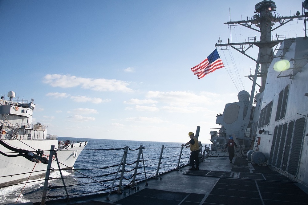 USS Forrest Sherman (DDG 98) Underway Replenishment