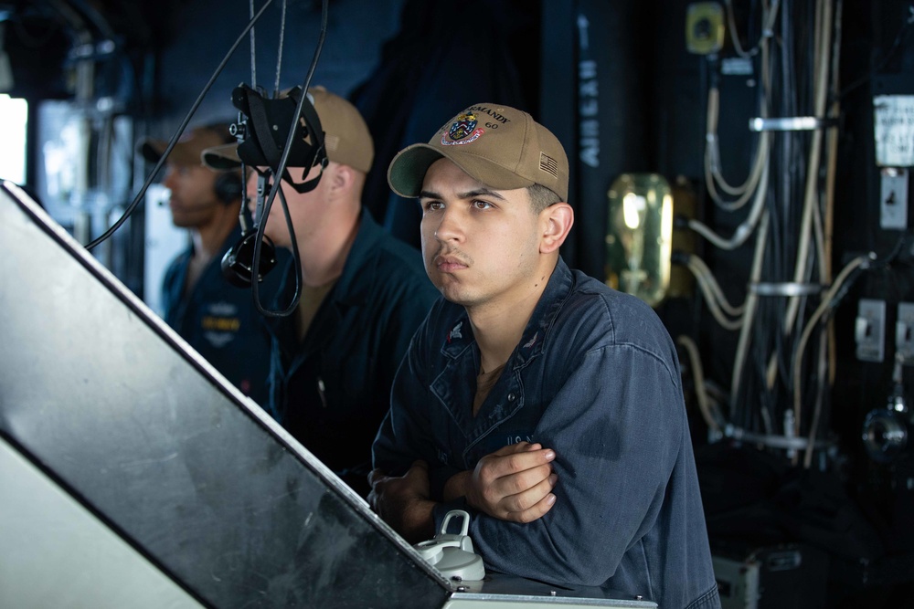 USS Normandy Deploys with the Gerald R. Ford Carrier Strike Group