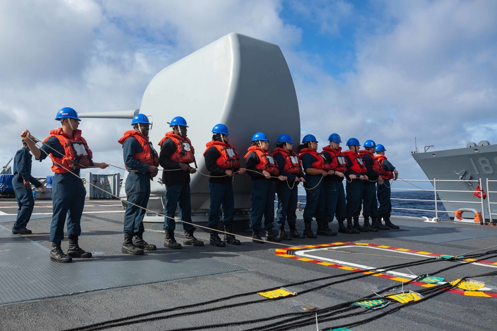 USS Normandy Deploys with the Gerald R. Ford Carrier Strike Group