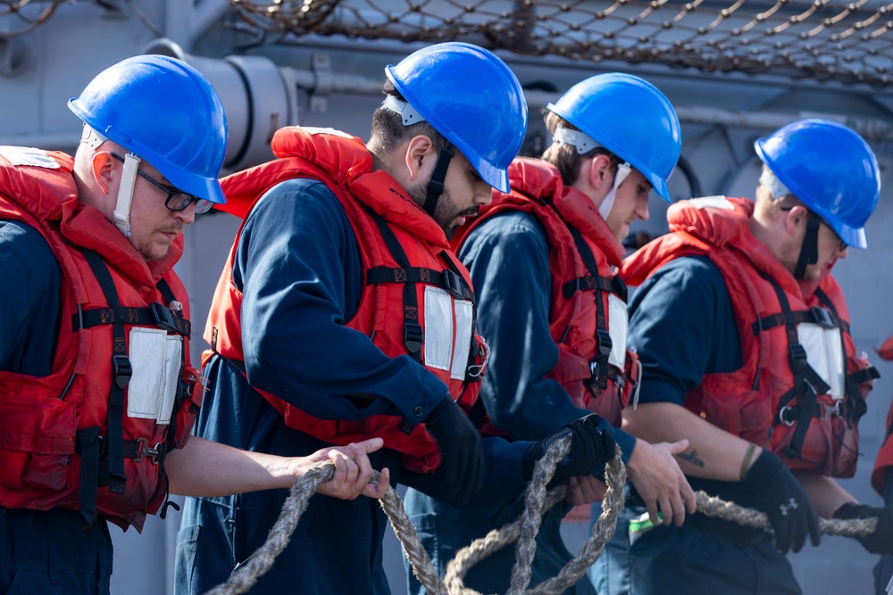 USS Normandy Deploys with the Gerald R. Ford Carrier Strike Group