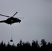 U.S. Marines conduct helicopter support team resupply with Finnish Soldiers