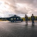 U.S. Marines conduct helicopter support team resupply with Finnish Soldiers