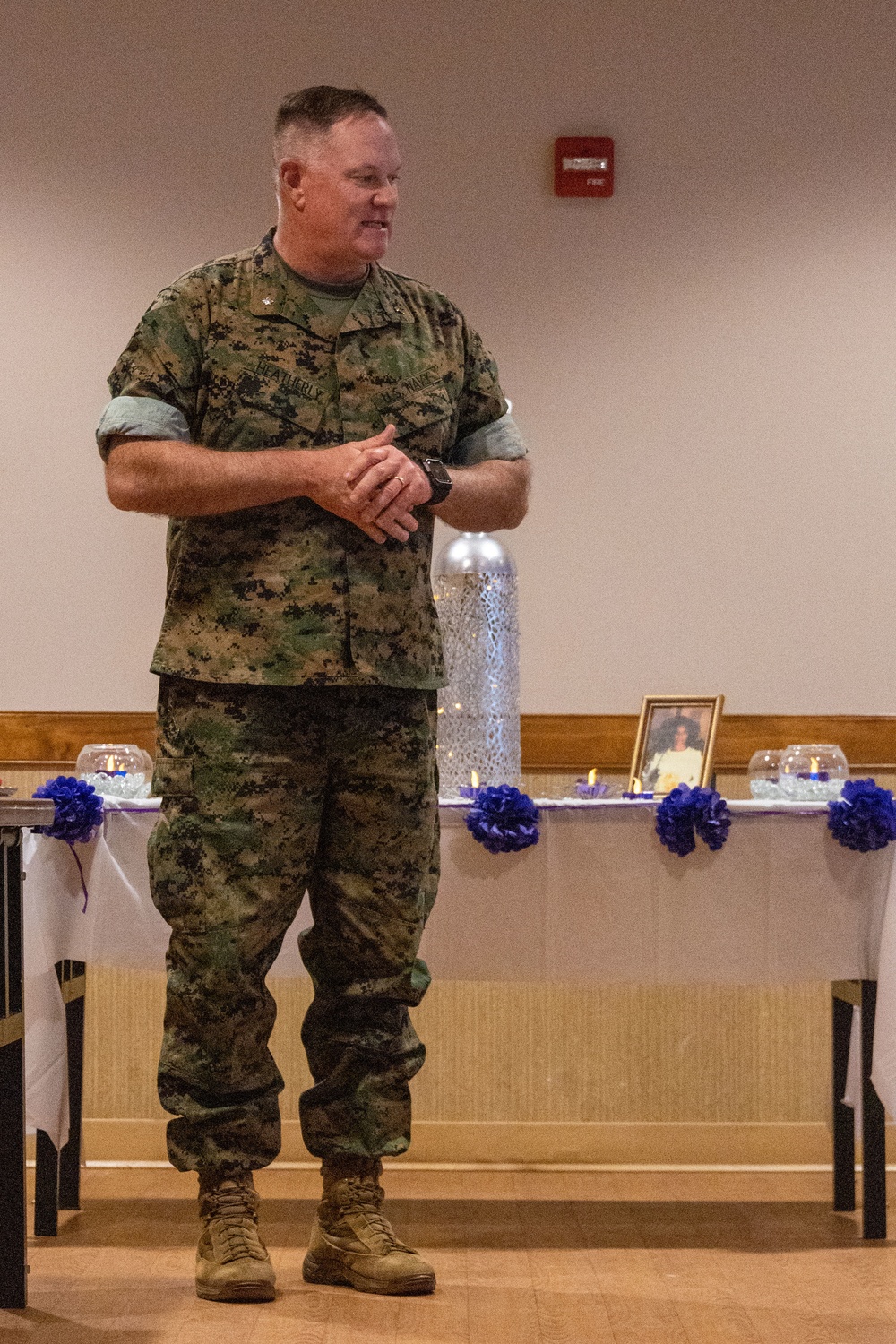 MCCS Family Advocacy Program's Candlelight Vigil