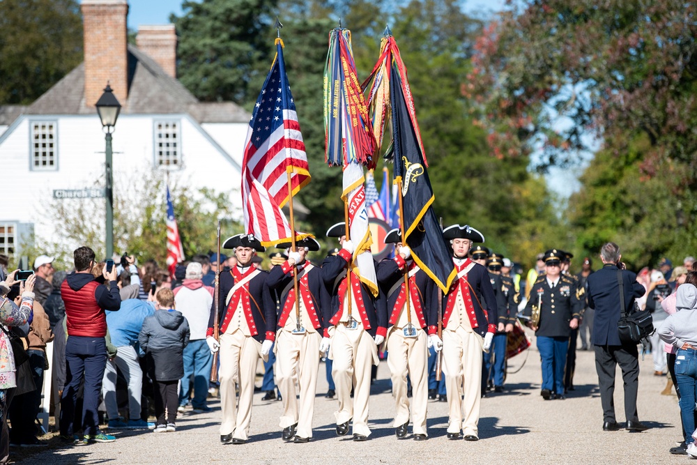 Yorktown Day Parade at Yorktown Virginia