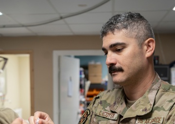 332d Expeditionary Medical Squadron Delivers COVID-19 Booster Shots