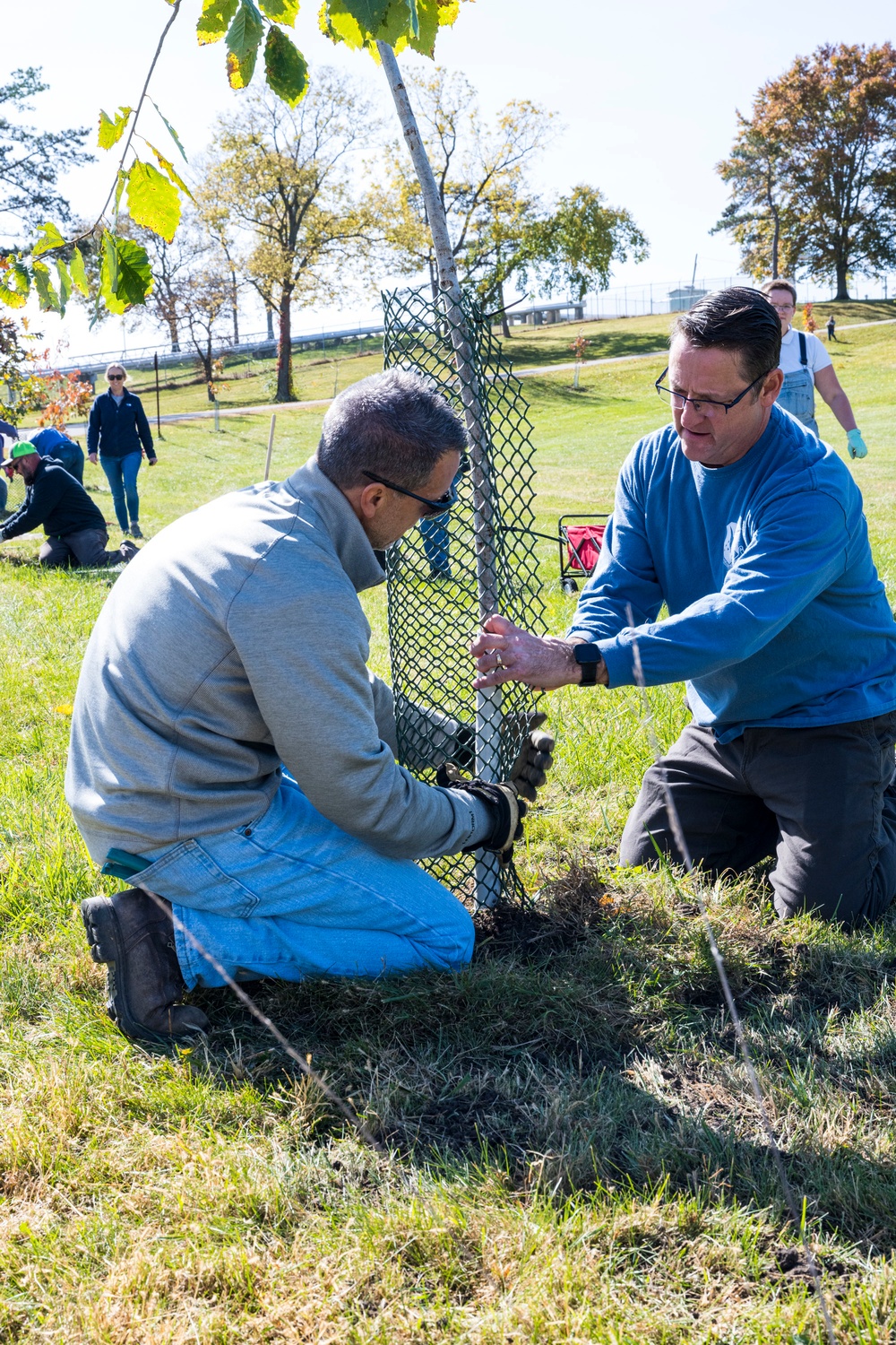 Wright-Patt honors National Public Lands Day with tree planting event