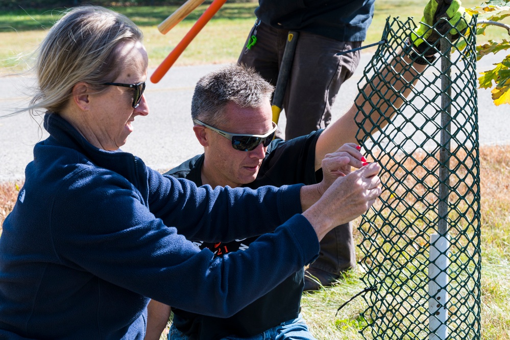 Wright-Patt honors National Public Lands Day with tree planting event