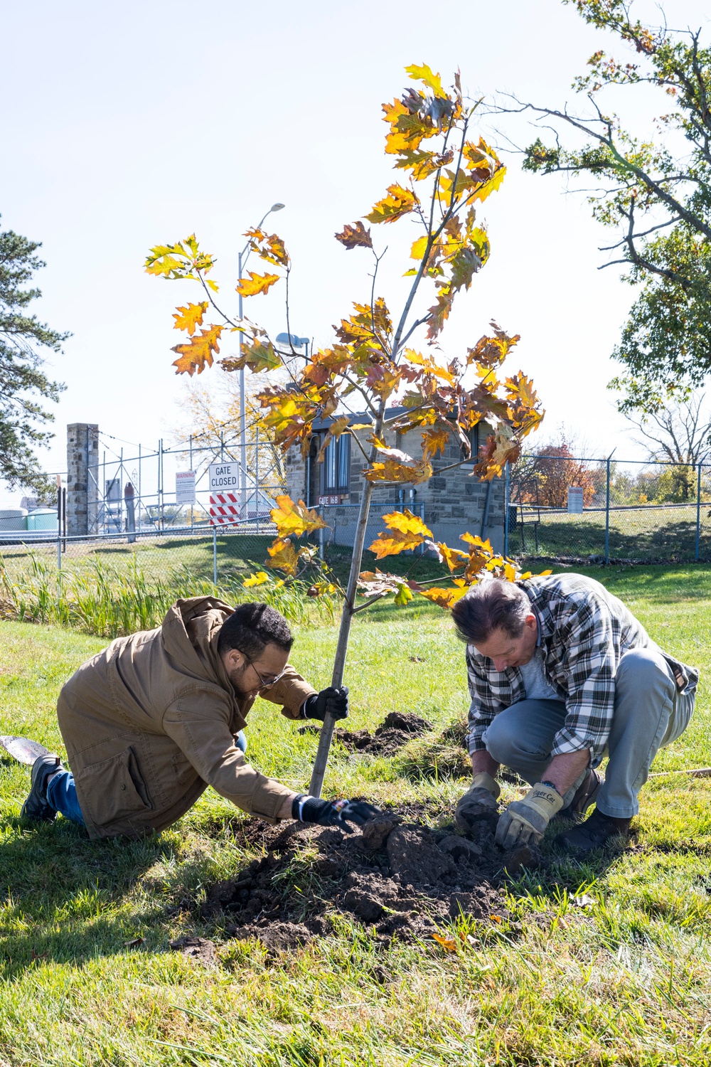 Wright-Patt honors National Public Lands Day with tree planting event