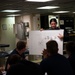 Coast Guard Cutter Hamilton crewmembers conduct damage control training while underway on the Atlantic Ocean