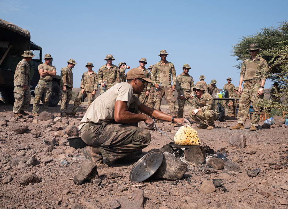 CJTF-HOA participates in French Desert Commando Course