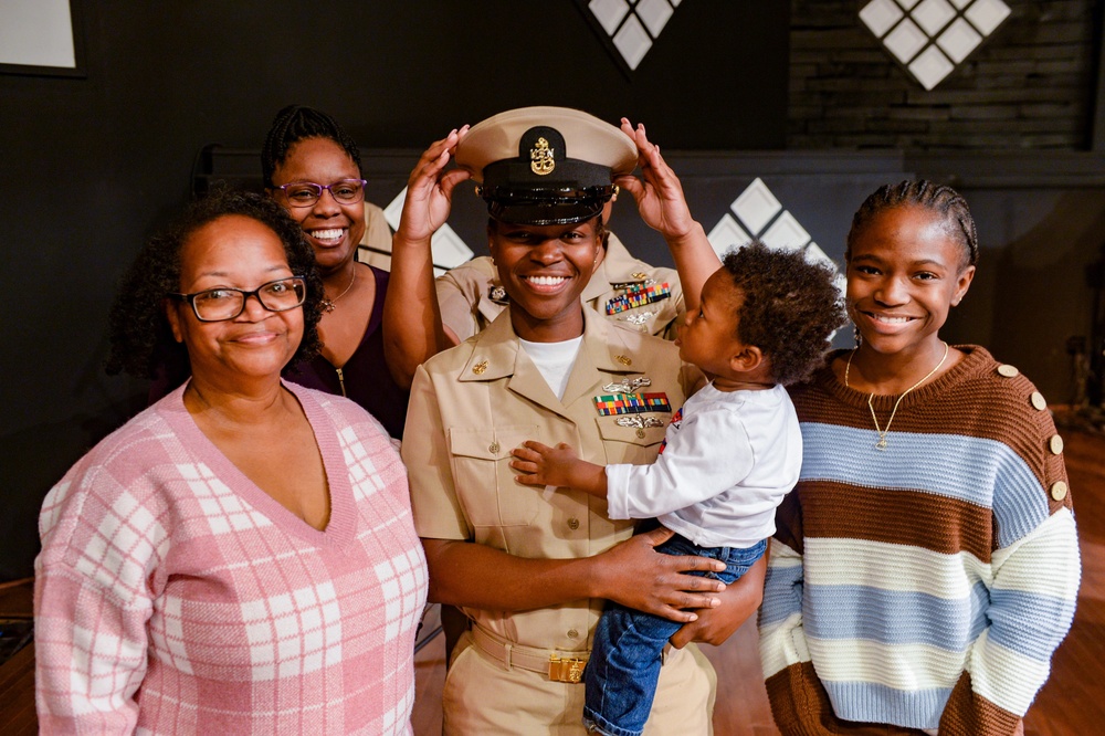 U.S. Navy Chief Pinning