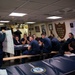 Coast Guard Cutter Hamilton crewmembers conduct damage control training while underway on the Atlantic Ocean