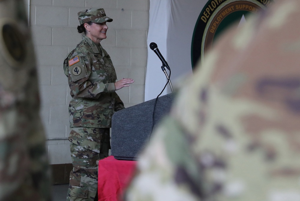 Deployment Sustainment Command's change of command ceremony