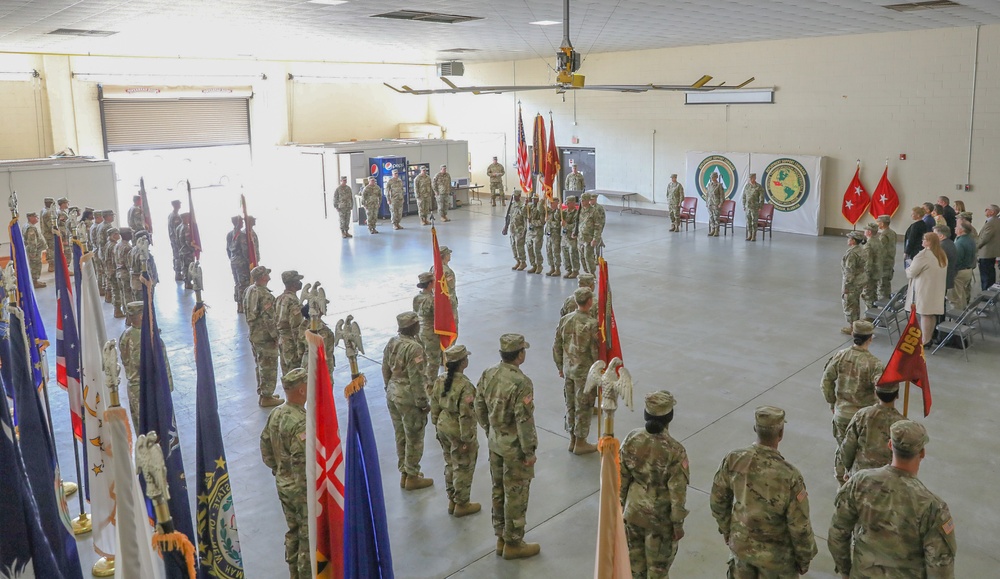 Deployment Sustainment Command's change of command ceremony