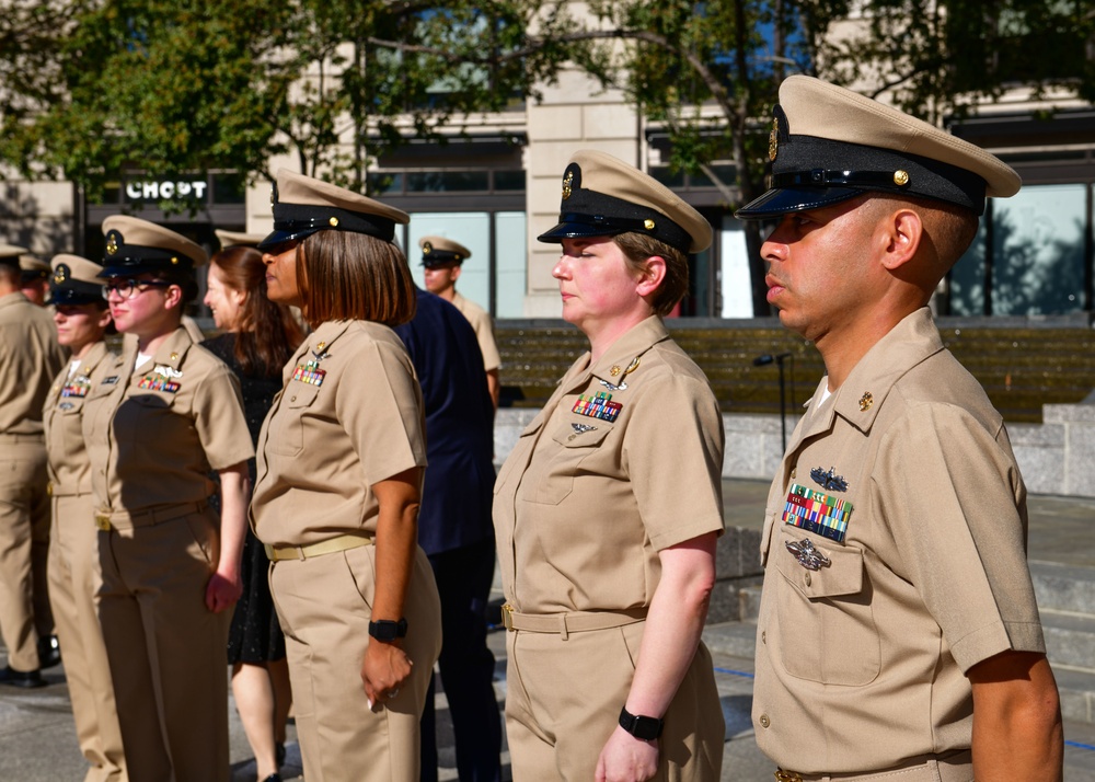 Naval District Washington Hosts Chief Pinning Ceremony at the U.S. Navy Memorial