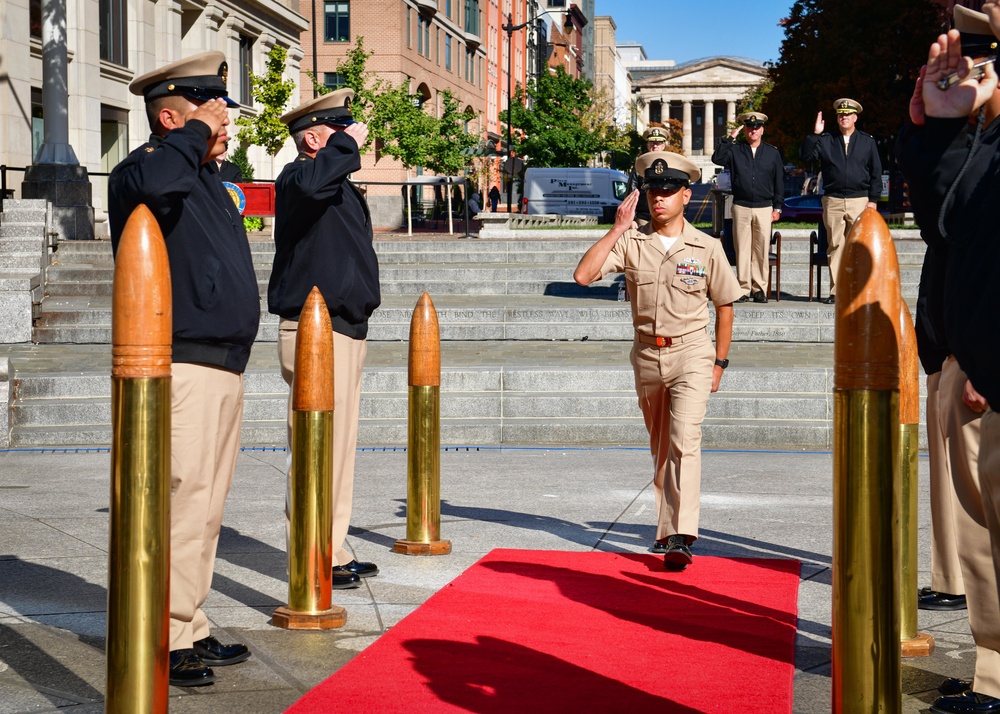 Naval District Washington Hosts Chief Pinning Ceremony at the U.S. Navy Memorial