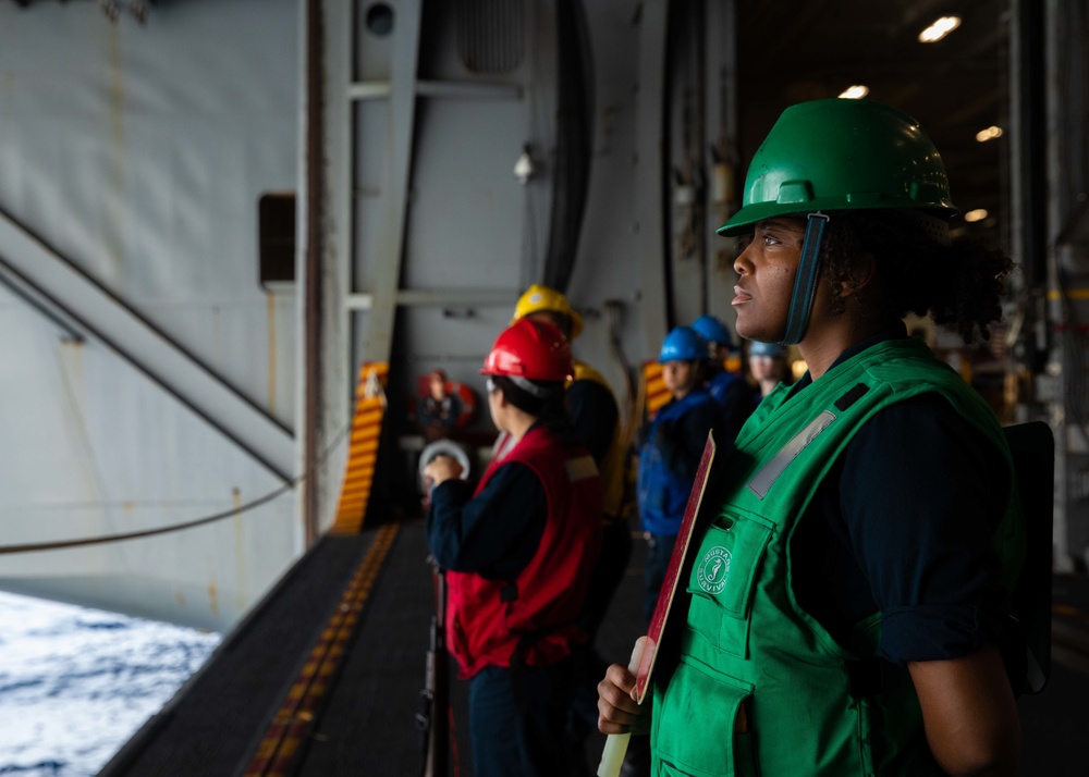 Daily operations aboard USS George H.W. Bush (CVN 77)